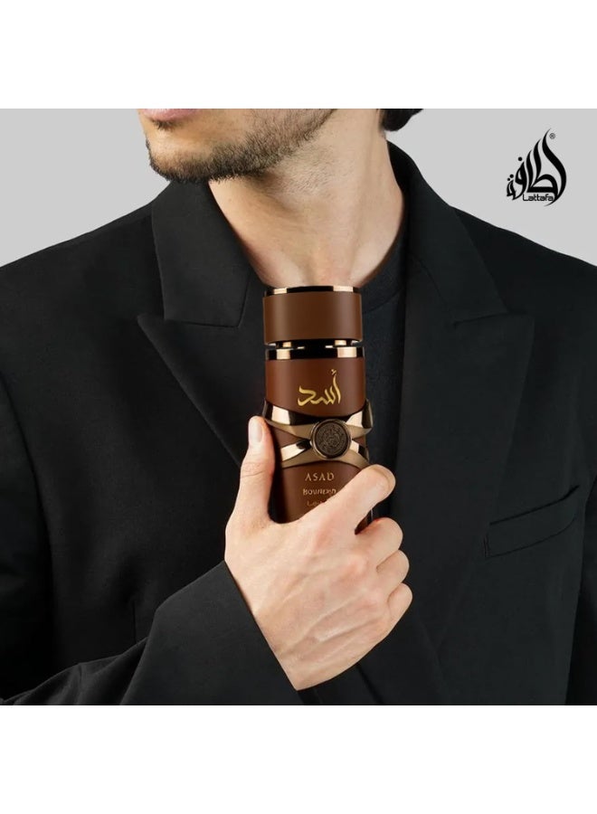 Lattafa Asad Bourbon Eau de Parfum 100ml - Image 4